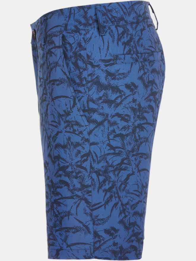 Daniel Springs Funkční bermudy s potiskem LEVIN námořnická modrá