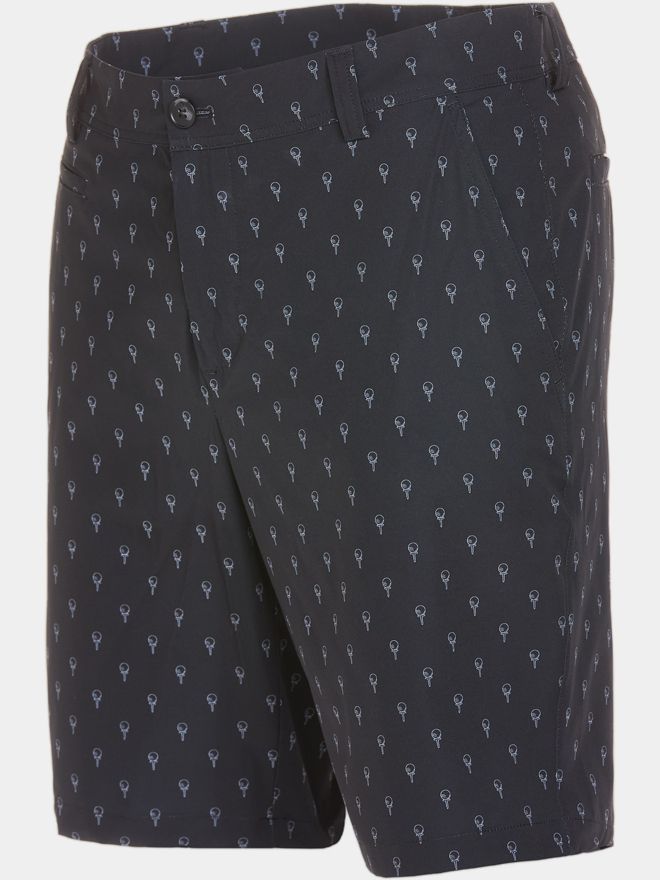 Daniel Springs LEVIN Funktions Druck Bermuda Hose schwarz