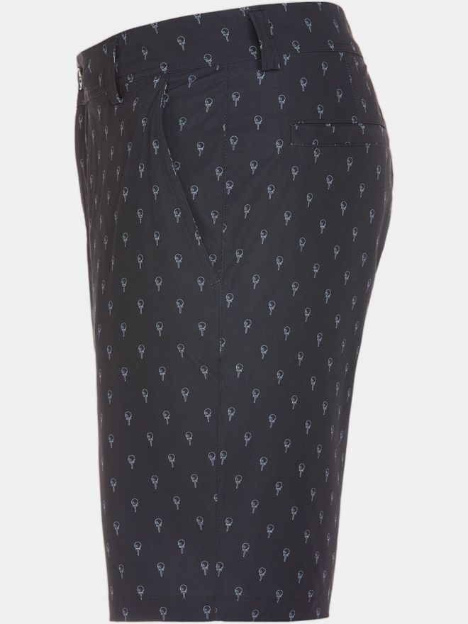 Daniel Springs LEVIN Funktions Druck Bermuda Hose schwarz