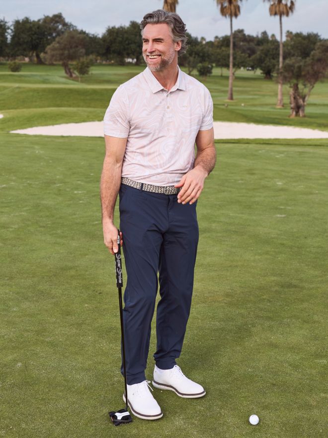 Daniel Springs WARREN Funktions Stretch Jogpants lang Hose navy