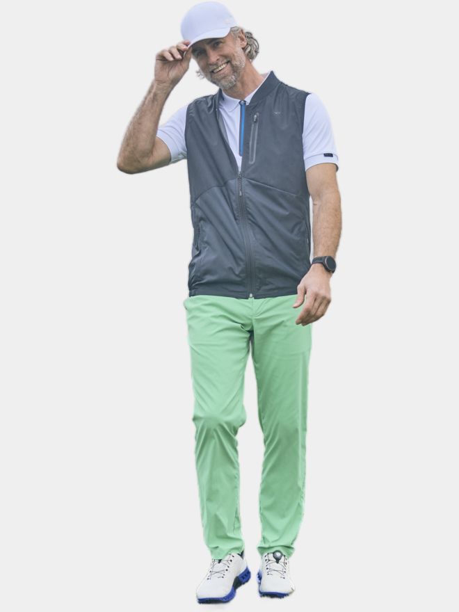 Daniel Springs Ultraleichte Windstopp Weste schwarz