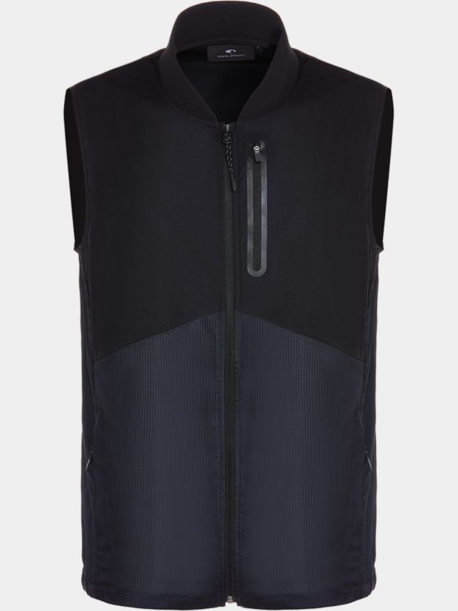 Daniel Springs Ultraleichte Windstopp Weste schwarz