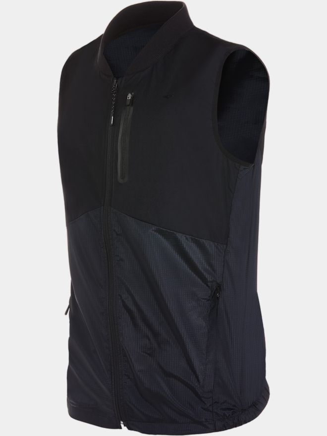 Daniel Springs Ultraleichte Windstopp Weste schwarz