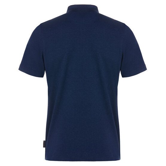 Daniel Springs  Melange half-sleeve polo navy