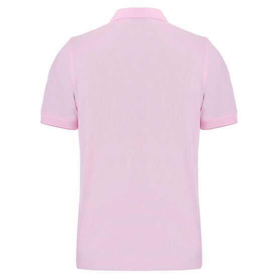 Daniel Springs  2-tone pique half-sleeve polo pink