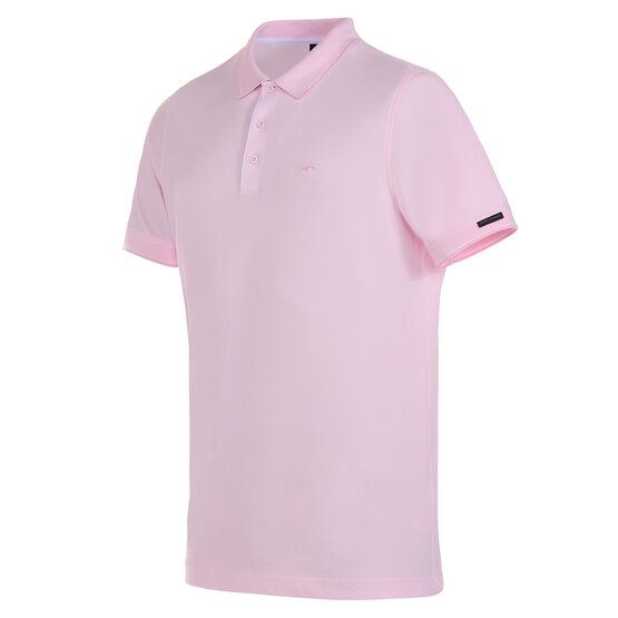 Daniel Springs  2-tone pique half-sleeve polo pink