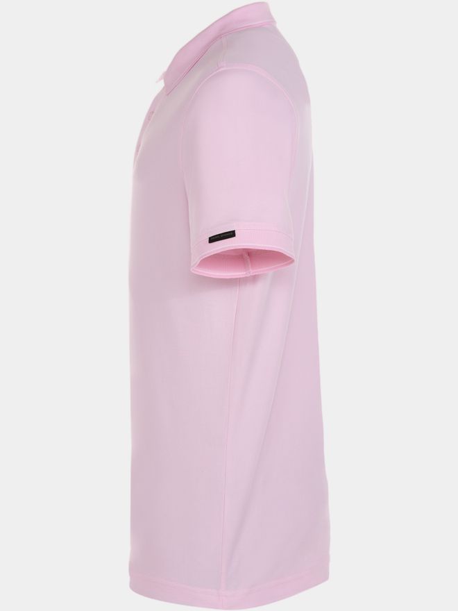 Daniel Springs 2-Tone Pique Halbarm Polo rosa