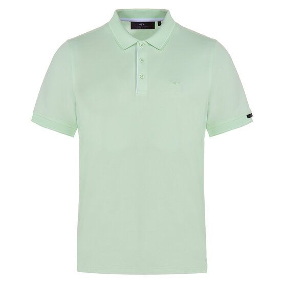 Daniel Springs  2-tone pique half-sleeve polo light green