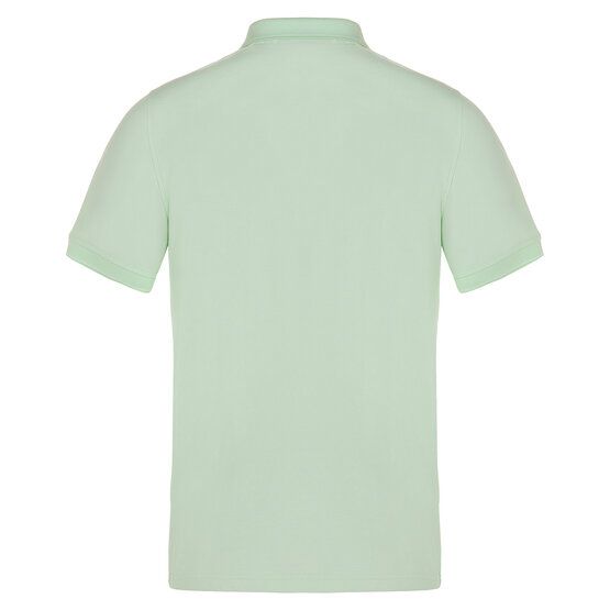 Daniel Springs  2-tone pique half-sleeve polo light green