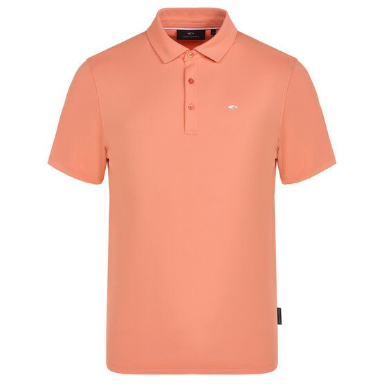 Daniel Springs  Functional pique half-sleeved polo coral