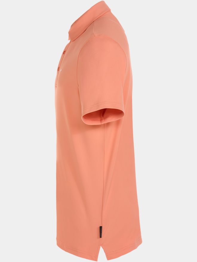 Daniel Springs Funktions Pique Halbarm Polo koralle