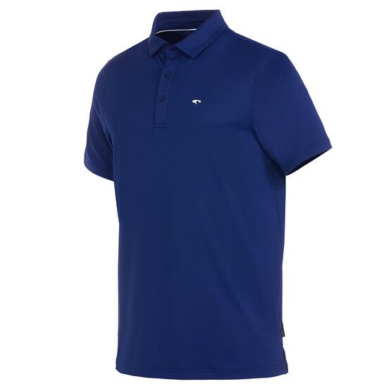 Daniel Springs  Functional pique half-sleeved polo dark blue