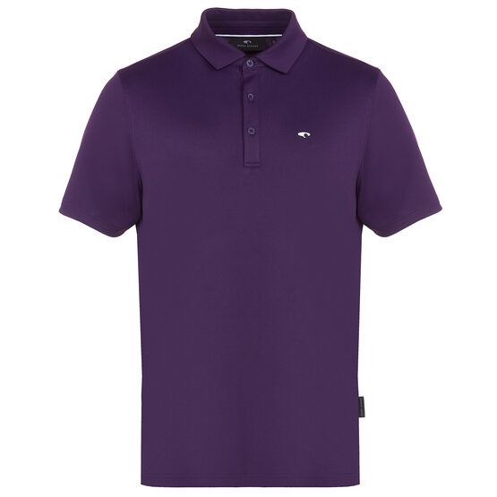 Daniel Springs  Functional pique half-sleeved polo berry