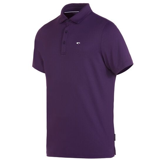 Daniel Springs  Functional pique half-sleeved polo berry