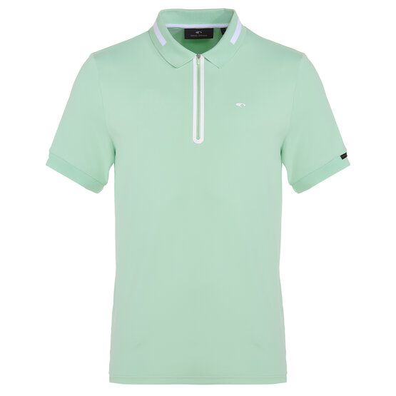 Daniel Springs  Functional pique half-sleeved polo light green