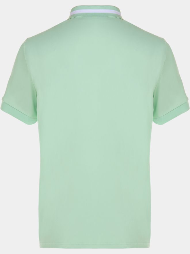 Daniel Springs Funktions Pique Halbarm Polo hellgrün