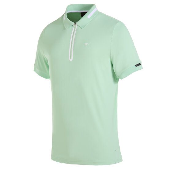 Daniel Springs  Functional pique half-sleeved polo light green