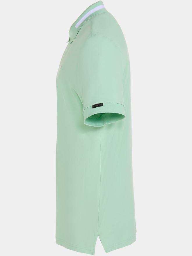 Daniel Springs Funktions Pique Halbarm Polo hellgrün