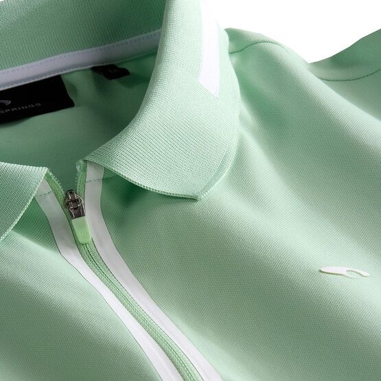 Daniel Springs  Functional pique half-sleeved polo light green