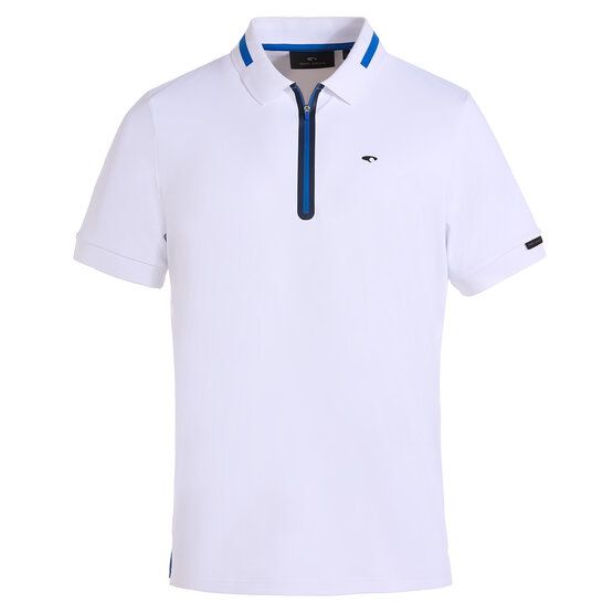 Daniel Springs  Functional pique half-sleeved polo white