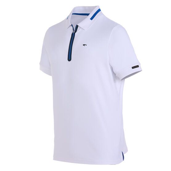 Daniel Springs  Functional pique half-sleeved polo white