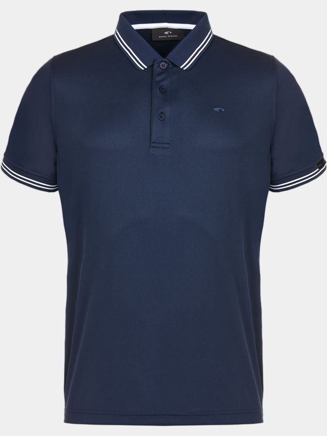 Daniel Springs Anti Odor Funktions Halbarm Polo navy