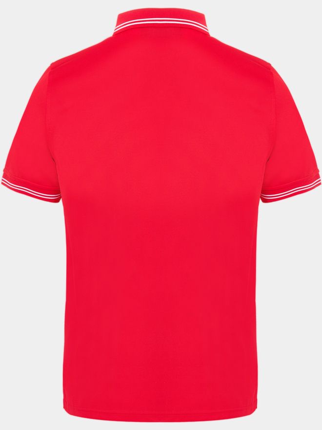 Daniel Springs Anti Odor Funktions Halbarm Polo rot