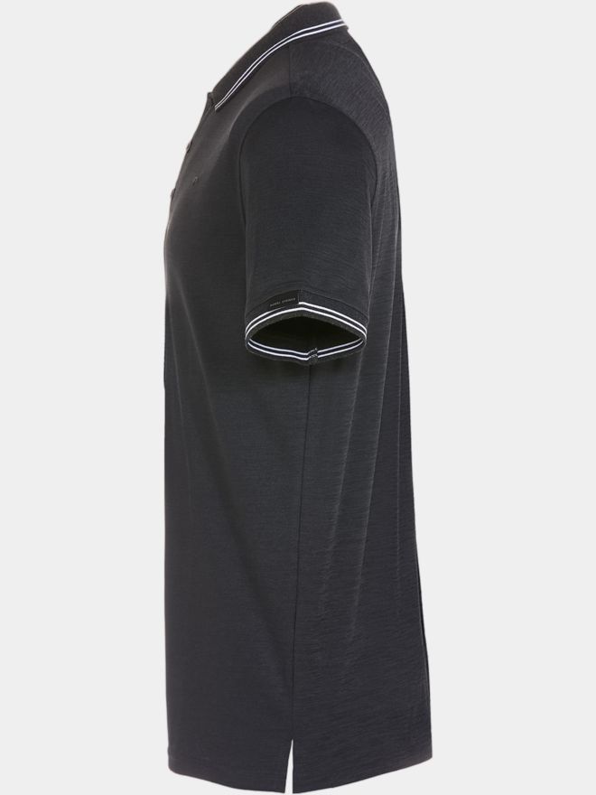 Daniel Springs Anti Odor Funktions Halbarm Polo dunkelgrau melange