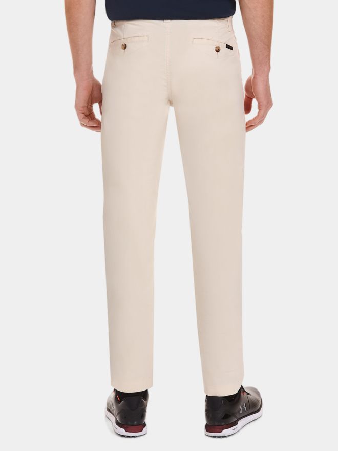 Daniel Springs RUBEN Nylon-Stretch lang Hose sand