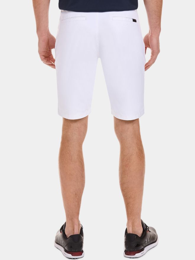 Daniel Springs REMO Nylon-Stretch Bermuda Hose weiß