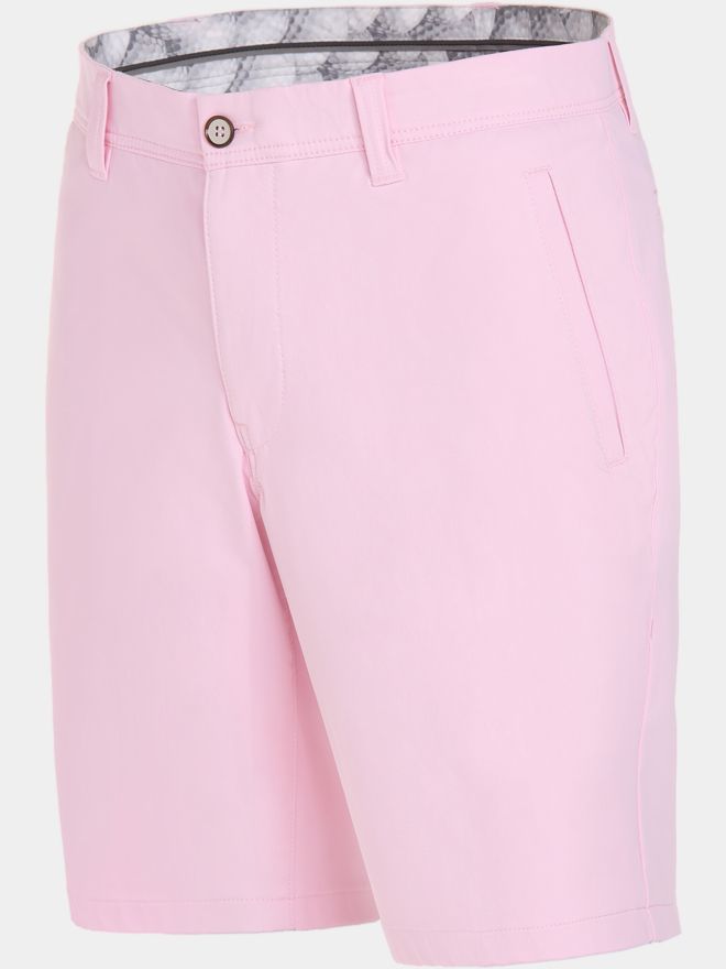 Daniel Springs REMO Nylon-Stretch Bermuda Hose rosa