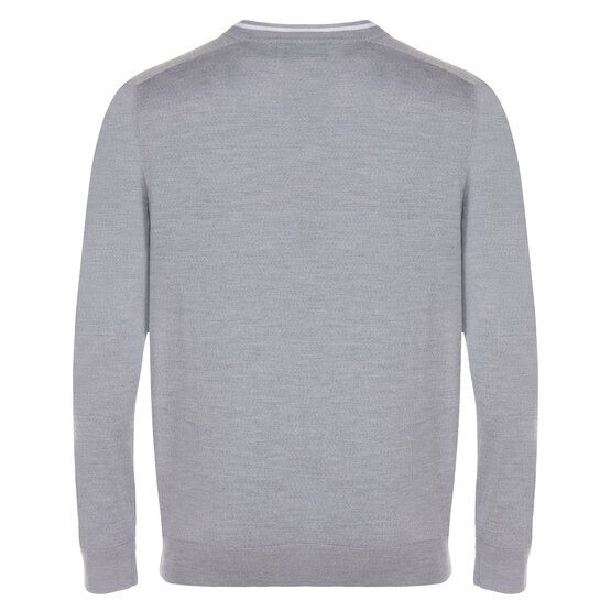 Daniel Springs  Merino extra fine sweater knit light gray melange