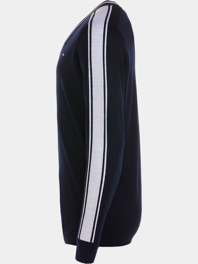 Daniel Springs Merino Extrafein Pullover Strick navy