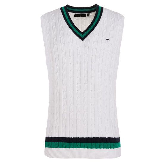 Daniel Springs  Retro cable knit pullover offwhite