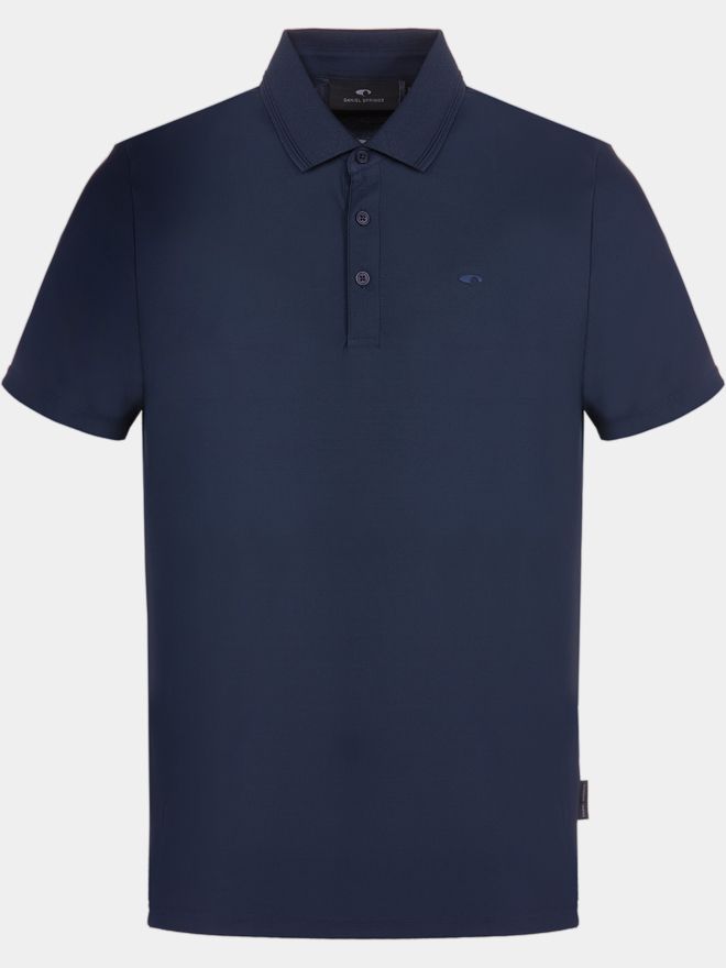 Daniel Springs Nylon Pique Halbarm Polo navy