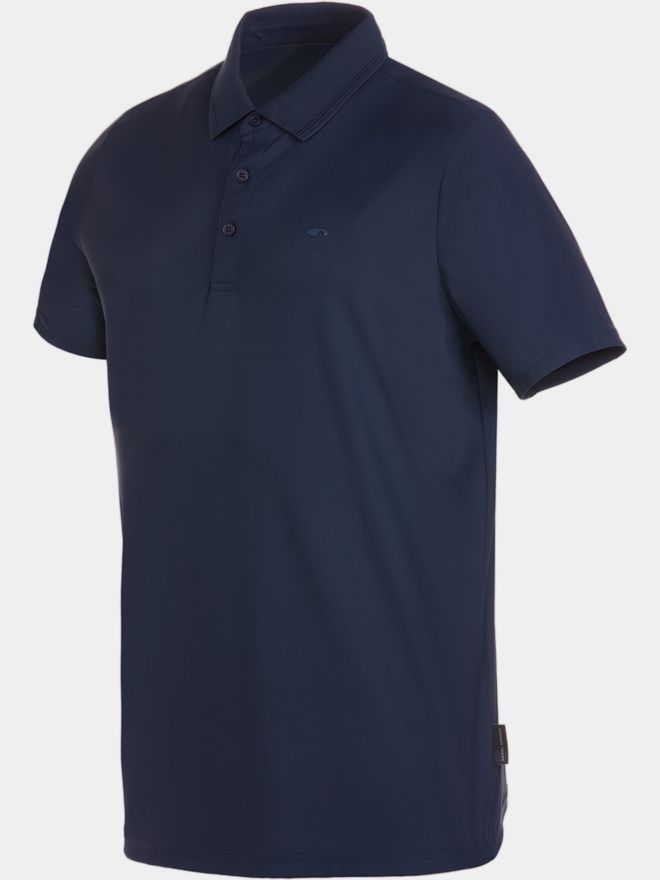 Daniel Springs Nylon Pique Halbarm Polo navy