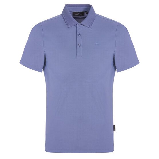 Daniel Springs  Nylon pique half-sleeve polo gray