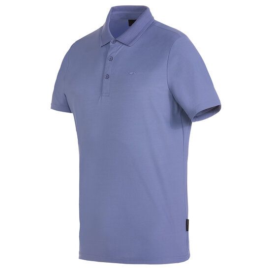 Daniel Springs  Nylon pique half-sleeve polo gray