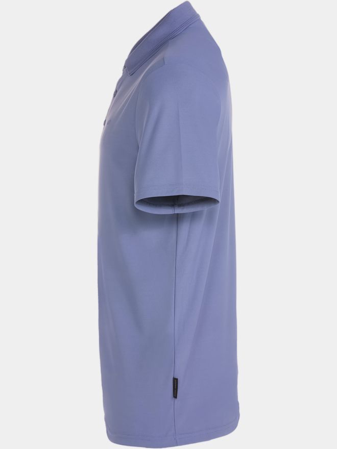 Daniel Springs Nylon Pique Halbarm Polo grau