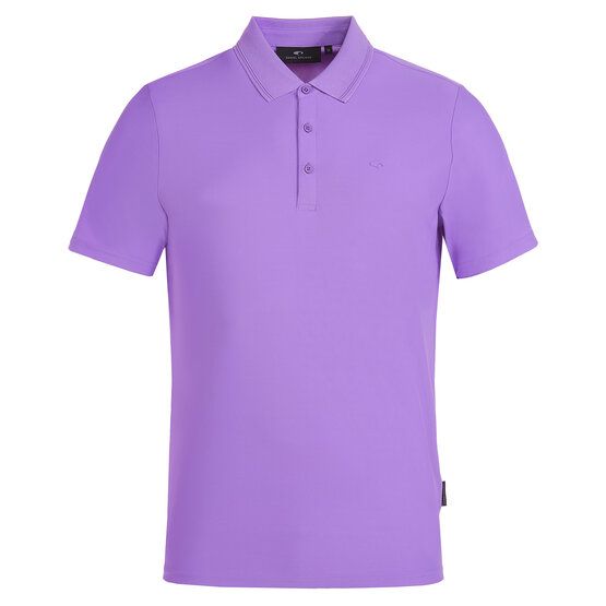 Daniel Springs  Nylon pique half-sleeve polo purple