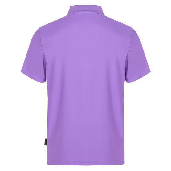 Daniel Springs  Nylon pique half-sleeve polo purple