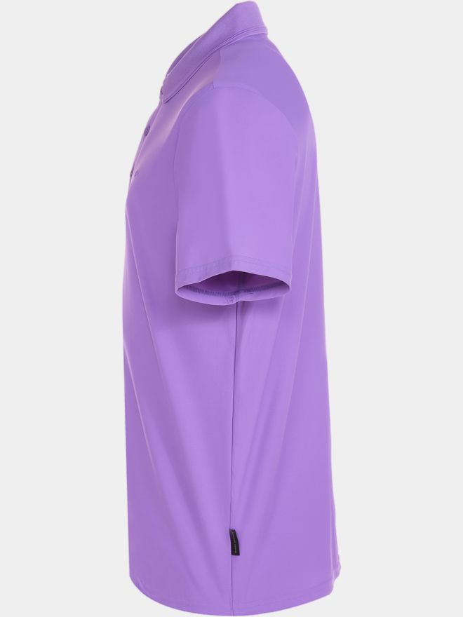 Daniel Springs Nylon Pique Halbarm Polo lila