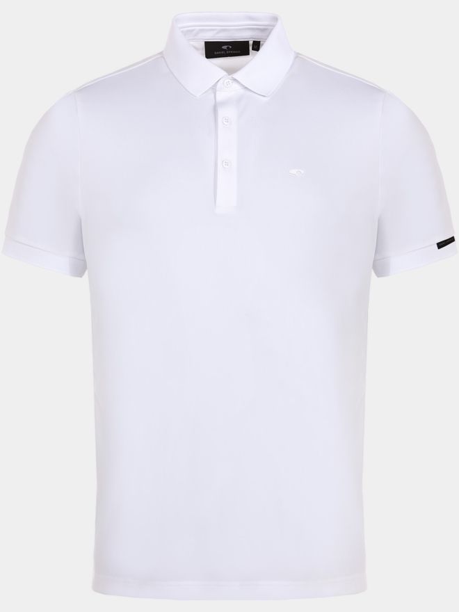 Daniel Springs Funktions Halbarm Polo weiß