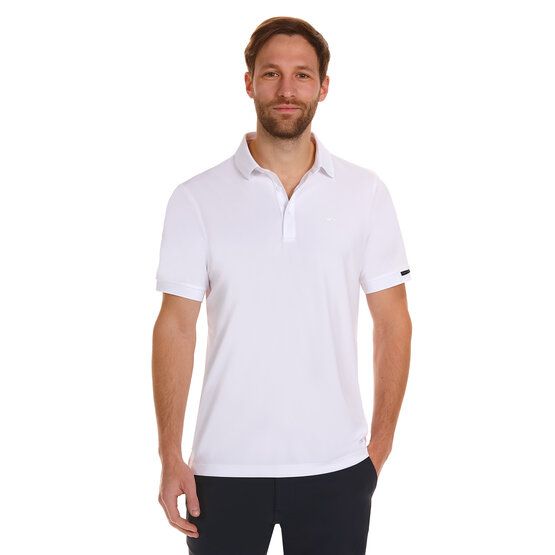 Daniel Springs  Functional half-sleeve polo white