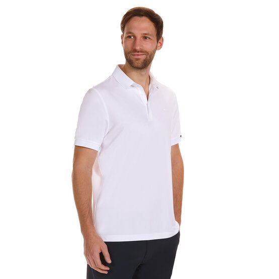 Daniel Springs  Functional half-sleeve polo white