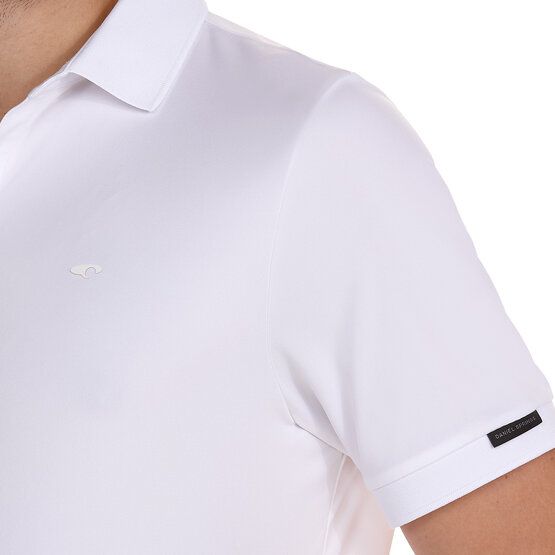 Daniel Springs  Functional half-sleeve polo white