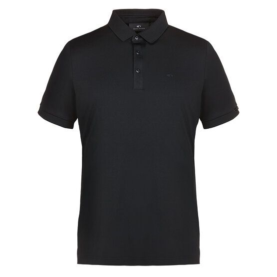 Daniel Springs  Functional half-sleeve polo black