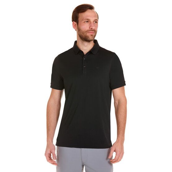 Daniel Springs  Functional half-sleeve polo black