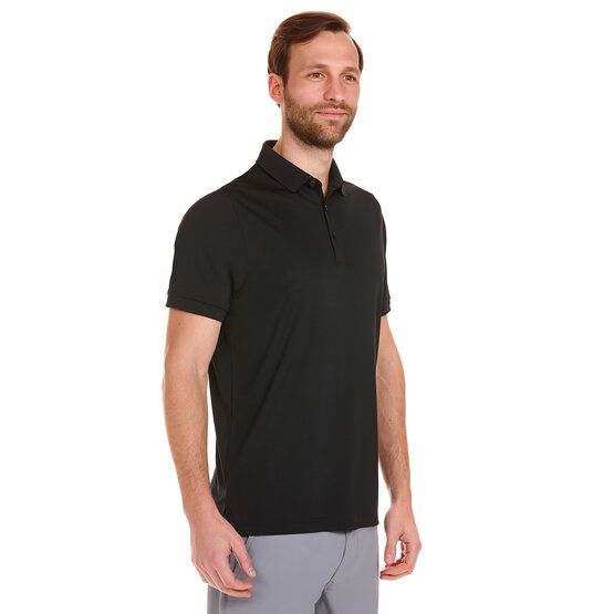 Daniel Springs  Functional half-sleeve polo black