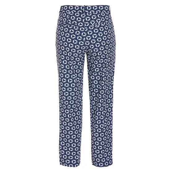 Valiente  MEGAN print 7/8 pants navy